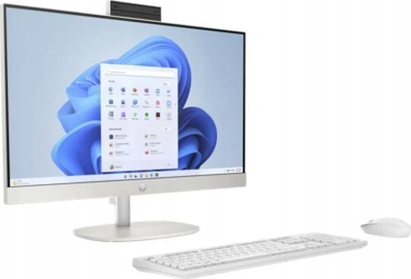 Hewlett Packard (HP) HP 24-cr0312nw AMD Ryzen™ 5 7520U 60,5 cm (23,8 colio) 1920 x 1080 pikselių „viskas viename“ asmeninis kompiuteris 16 GB LPDDR5-SDRAM 512 GB SSD „Windows 11 Home“ „Wi-Fi 6“ (802.11ax) Baltas