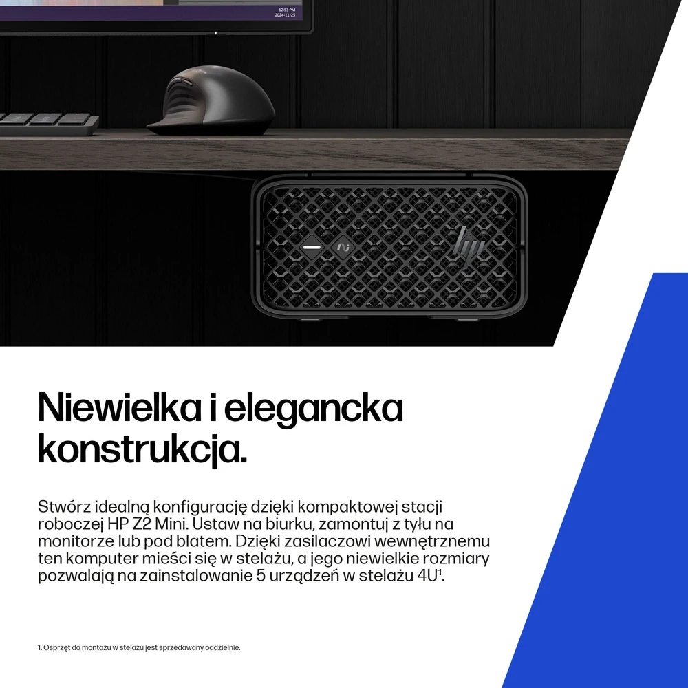 Stacionarus kompiuteris Hewlett Packard (HP) kompiuteris Z2 Mini G1A Ryzen Ai Max Pro 390 1TB/64GB/W11P DN8A7ET