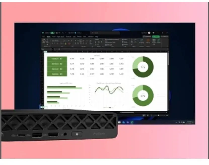 Stacionarus kompiuteris HP „ProDesk 4 Mini G1i“, „Intel Core Ultra 5“, 225T, 16 GB, DDR5-SDRAM, 512 GB, „Windows 11 Pro“