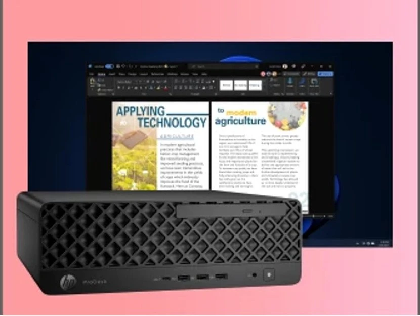Stacionarus kompiuteris Hewlett Packard (HP) HP ProDesk 4 SFF G1i Desktop AI PC Intel Core Ultra 7 265 16 GB DDR5-SDRAM 1 TB SSD Windows 11 Pro Juodas