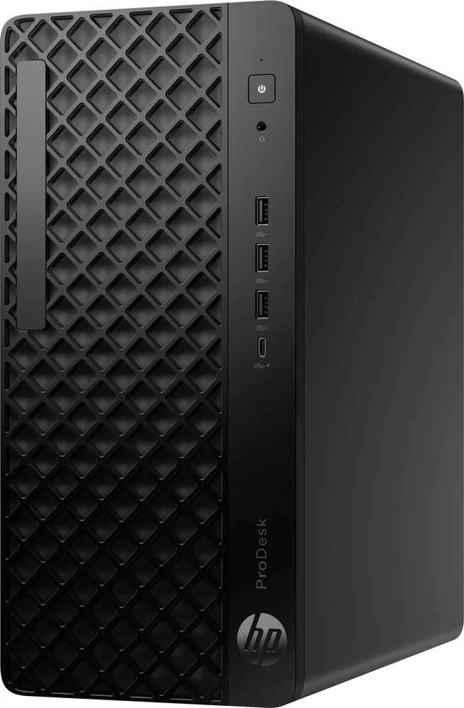 Stacionarus kompiuteris Hewlett Packard (HP) HP ProDesk 4 Tower G1i Desktop AI PC Intel Core Ultra 5 225 16 GB DDR5-SDRAM 512 GB SSD Windows 11 Pro Juodas