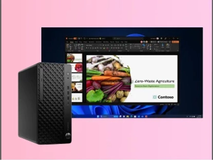 „Hewlett Packard“ (HP) „HP ProDesk 4 Tower G1i“ stacionarus kompiuteris su dirbtiniu intelektu, „Intel Core Ultra 7 265“ procesoriumi, 16 GB DDR5-SDRAM, 1 TB SSD, „Windows 11 Pro“ su juoda