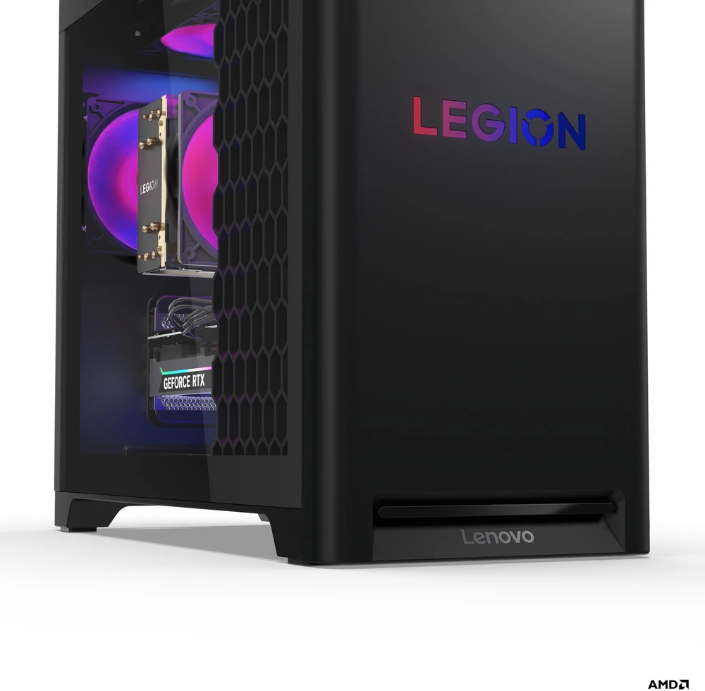 Lenovo Legion T5 30AGB10 AMD Ryzen™ 5 7600 32 GB DDR5-SDRAM 1 TB SSD NVIDIA GeForce RTX 5060 Windows 11 Home Tower stacionarus kompiuteris Juodas