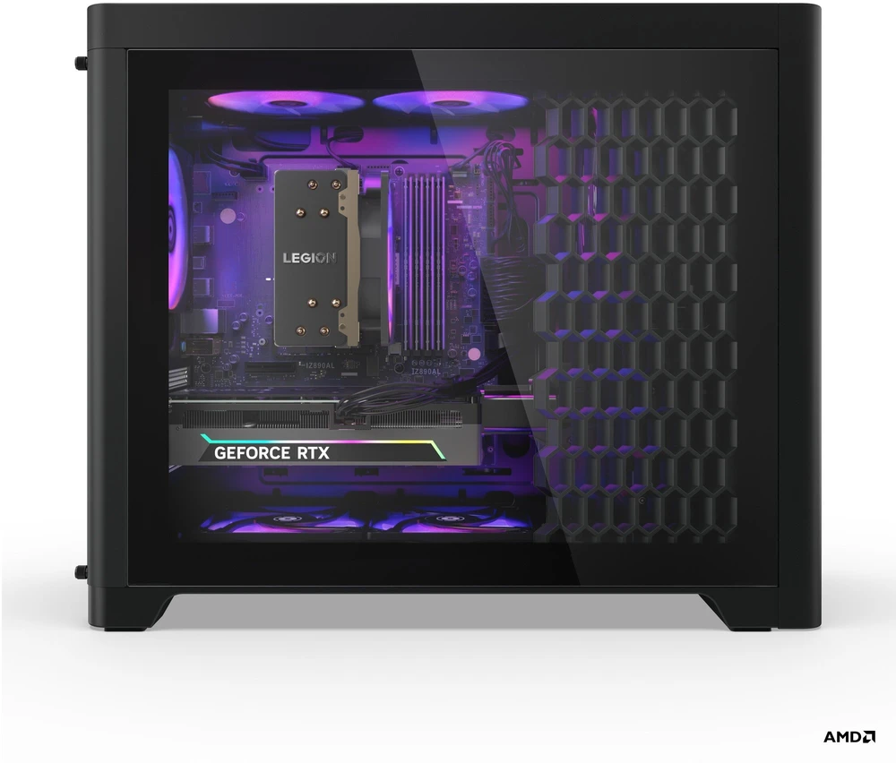 Lenovo Legion T5 30AGB10 Ryzen 5 7600 32GB DDR5 5600 1TB SSD GeForce RTX 5060 Ti 8GB Wi-Fi + Bluetooth Windows 11 Eclipse Juodas