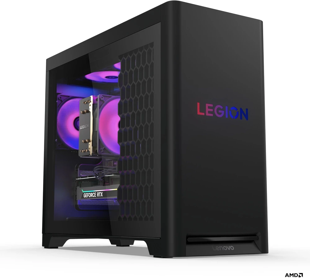 Lenovo Legion T5 30AGB10 AMD Ryzen™ 5 7600 32 GB DDR5-SDRAM 1 TB SSD NVIDIA GeForce RTX 5060 Windows 11 Home Tower stacionarus kompiuteris Juodas