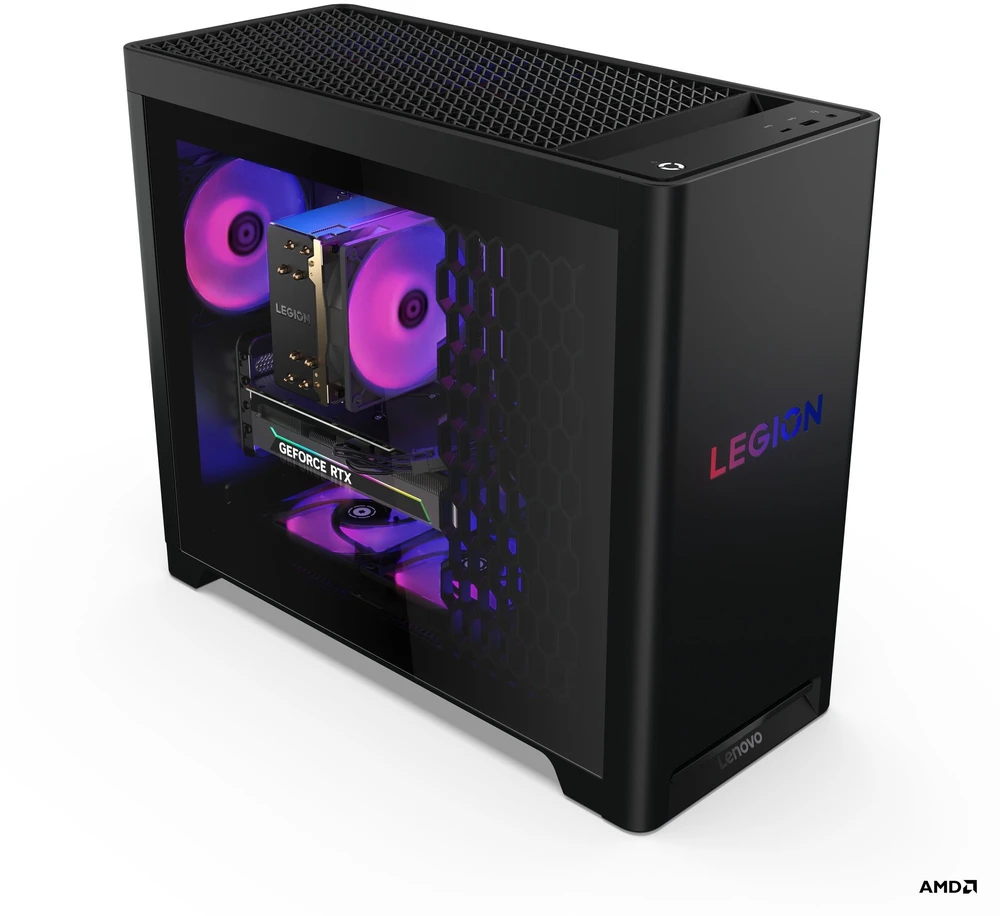 Lenovo Legion T5 30AGB10 AMD Ryzen™ 5 7600 32 GB DDR5-SDRAM 1 TB SSD NVIDIA GeForce RTX 5060 Windows 11 Home Tower stacionarus kompiuteris Juodas