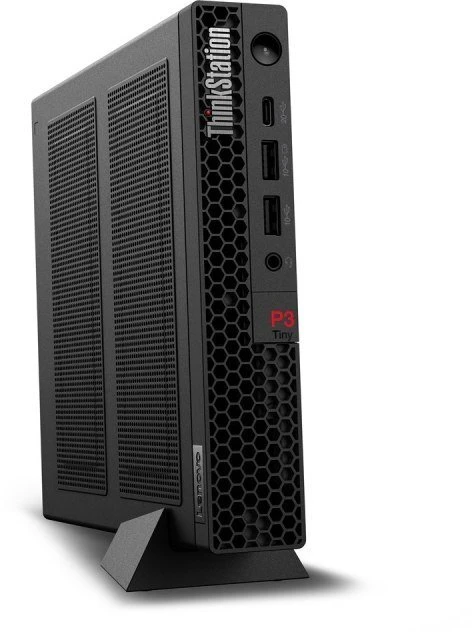 Lenovo ThinkStation P3 Tiny Gen 2 kompiuteris, Intel Core Ultra 7 265, 32 GB DDR5-SDRAM, 512 GB SSD, NVIDIA T1000, Windows 11 Pro, Stanowisko Juodas