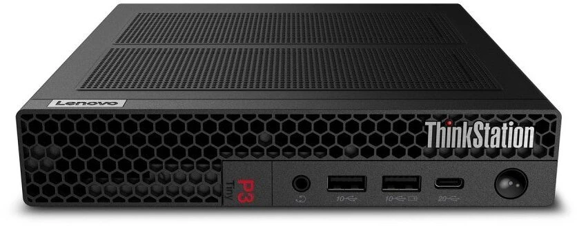 Lenovo ThinkStation P3 Tiny Gen 2 kompiuteris, Intel Core Ultra 7 265, 32 GB DDR5-SDRAM, 512 GB SSD, NVIDIA T1000, Windows 11 Pro, Stanowisko Juodas