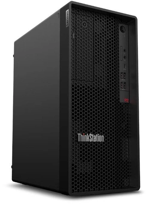 Stacionarus kompiuteris Lenovo „ThinkStation P2 Tower“ su 2 kartos „Intel Core Ultra 7 265K“ procesoriumi, 64 GB DDR5-SDRAM, 2x1 TB SSD, „NVIDIA GeForce RTX 5070“, „Windows 11 Pro“ darbo stotis, Juodas