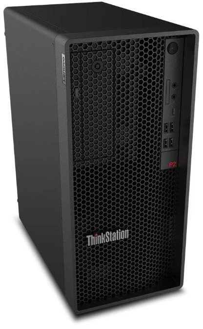 Stacionarus kompiuteris Lenovo „ThinkStation P2 Tower“ su 2 kartos „Intel Core Ultra 7 265K“ procesoriumi, 64 GB DDR5-SDRAM, 2x1 TB SSD, „NVIDIA GeForce RTX 5070“, „Windows 11 Pro“ darbo stotis, Juodas