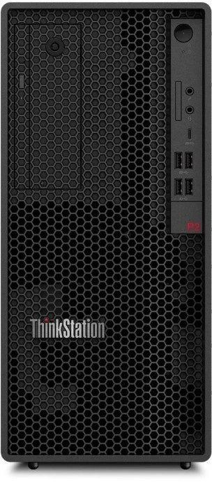 Stacionarus kompiuteris Lenovo „ThinkStation P2 Tower“ su 2 kartos „Intel Core Ultra 7 265K“ procesoriumi, 64 GB DDR5-SDRAM, 2x1 TB SSD, „NVIDIA GeForce RTX 5070“, „Windows 11 Pro“ darbo stotis, Juodas