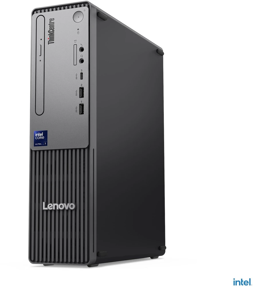 Lenovo ThinkCentre neo 50s G6 SFF Ultra 3 205 16GB DDR5 5600 SSD512 Intel Graphics DVD-RW WLAN+BT W11Pro Raven Juodas 3Y OnSite