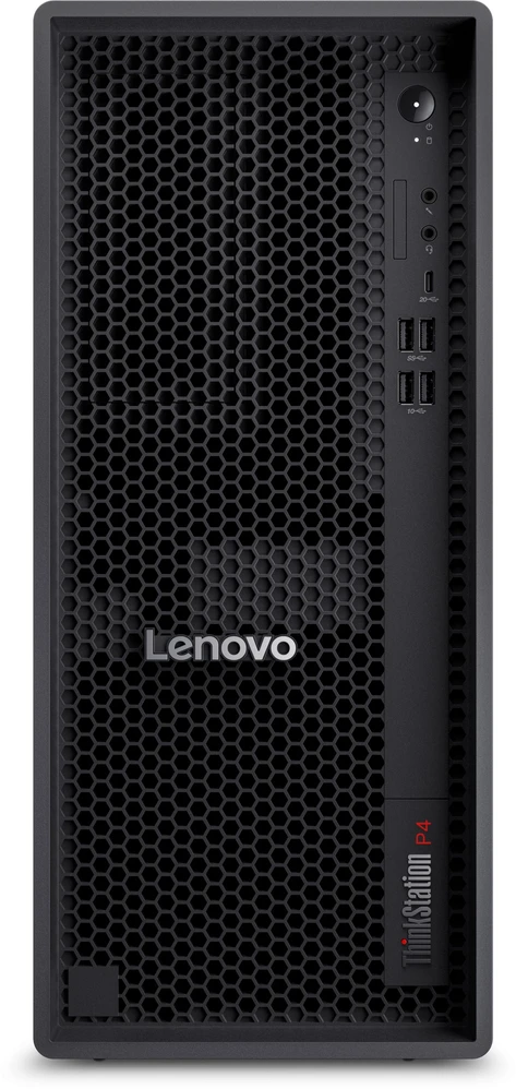 Stacionarus kompiuteris Kompiuteris Lenovo Lenovo ThinkStation P4 30KN - Tower - 1 x Ryzen 9 Pro 9965X3D / 4.3 GHz - AMD PRO - RAM 128 GB - SSD 1 TB - TCG Opal šifravimas, Performance, NVMe - Radeon grafika - 1GbE, 2.5GbE - Windows 11 Pro - Monitorius: nėra - Klaviatūra: vo