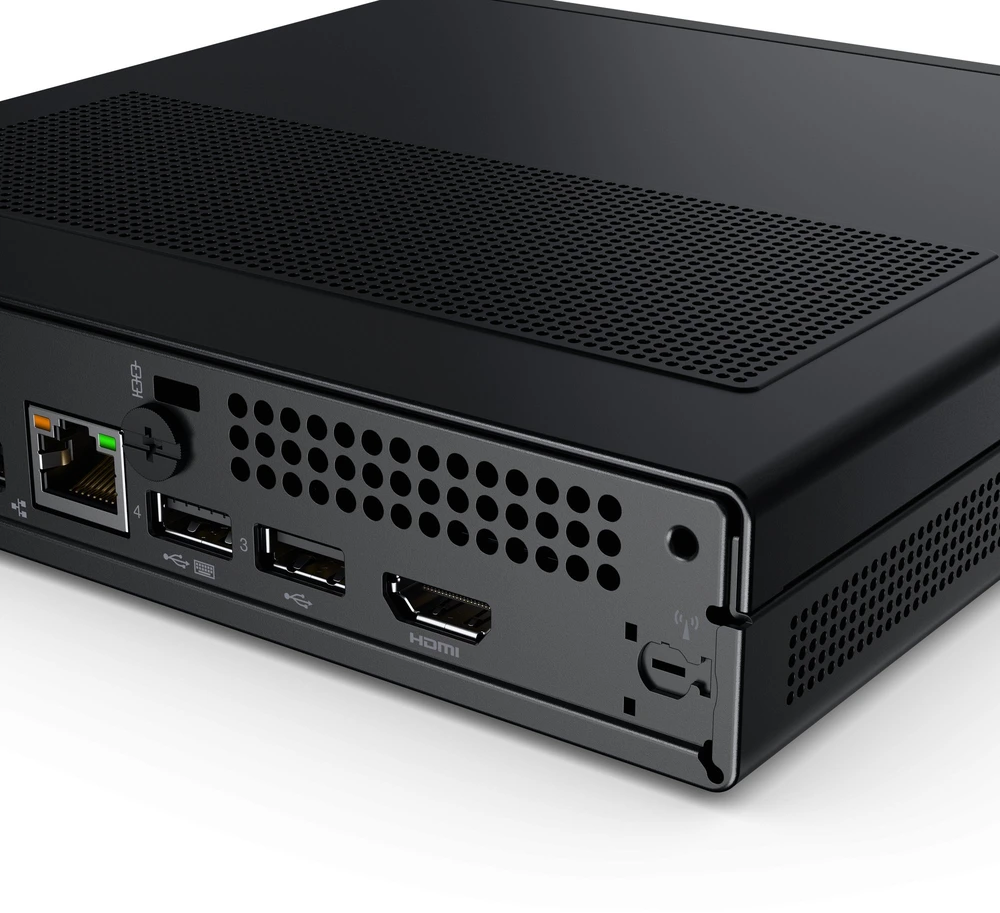 Stacionarus kompiuteris Lenovo V100q, Intel Core i3-N305, 16 GB DDR5, 512 GB SSD, Intel UHD Graphics, Windows 11 Pro, juodas (13GE001DPB)