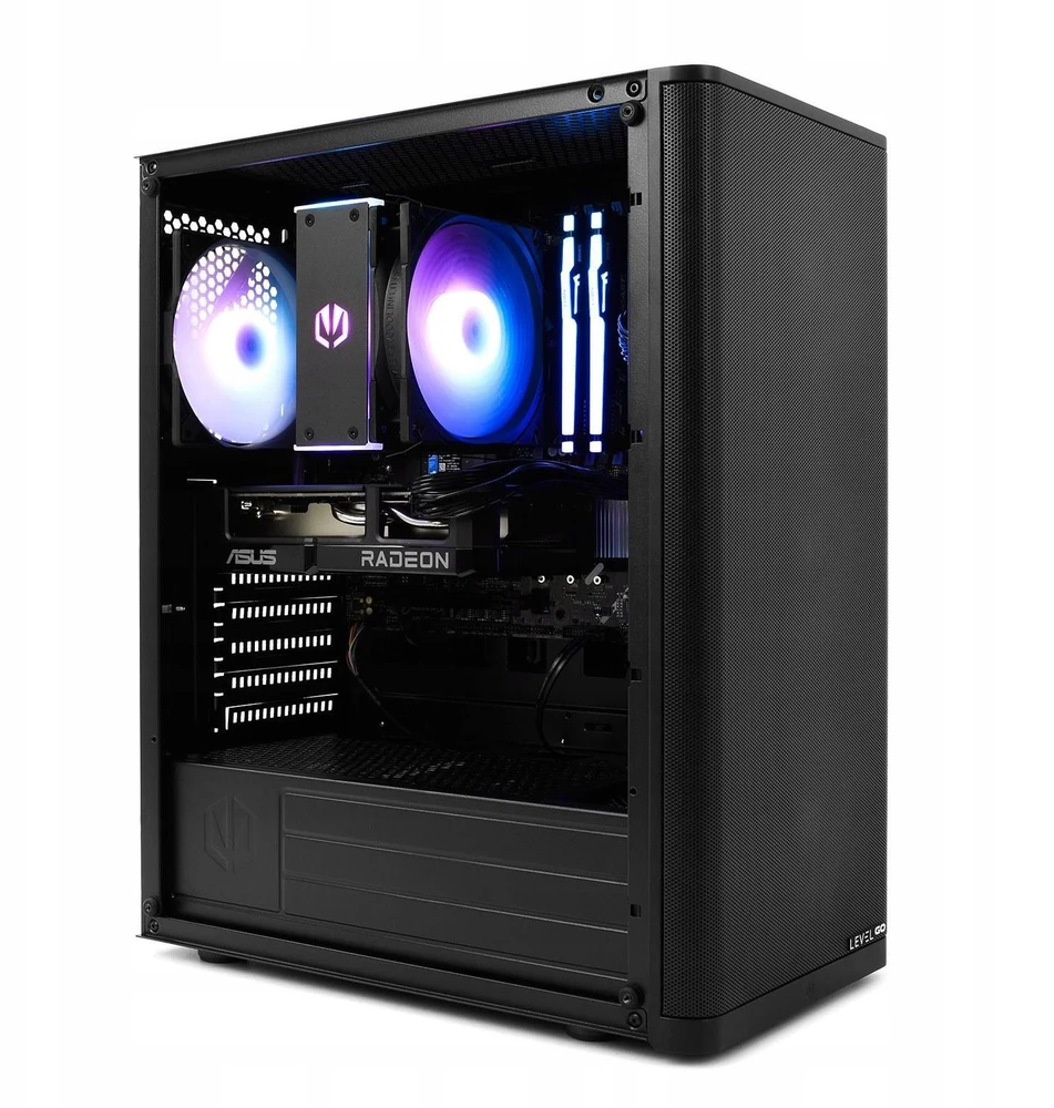 Stacionarus kompiuteris Level GO [I01] Ryzen 5 | RX 9060 XT 16GB | 32GB | 1TB