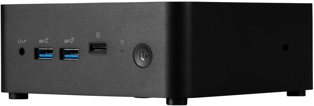 Mini stacionarus kompiuteris MSI Cubi NUC 1MG-237BEU barebone Core 7 / Wi-Fi 6E + BT / 2×2.5 Gbps (juodas)