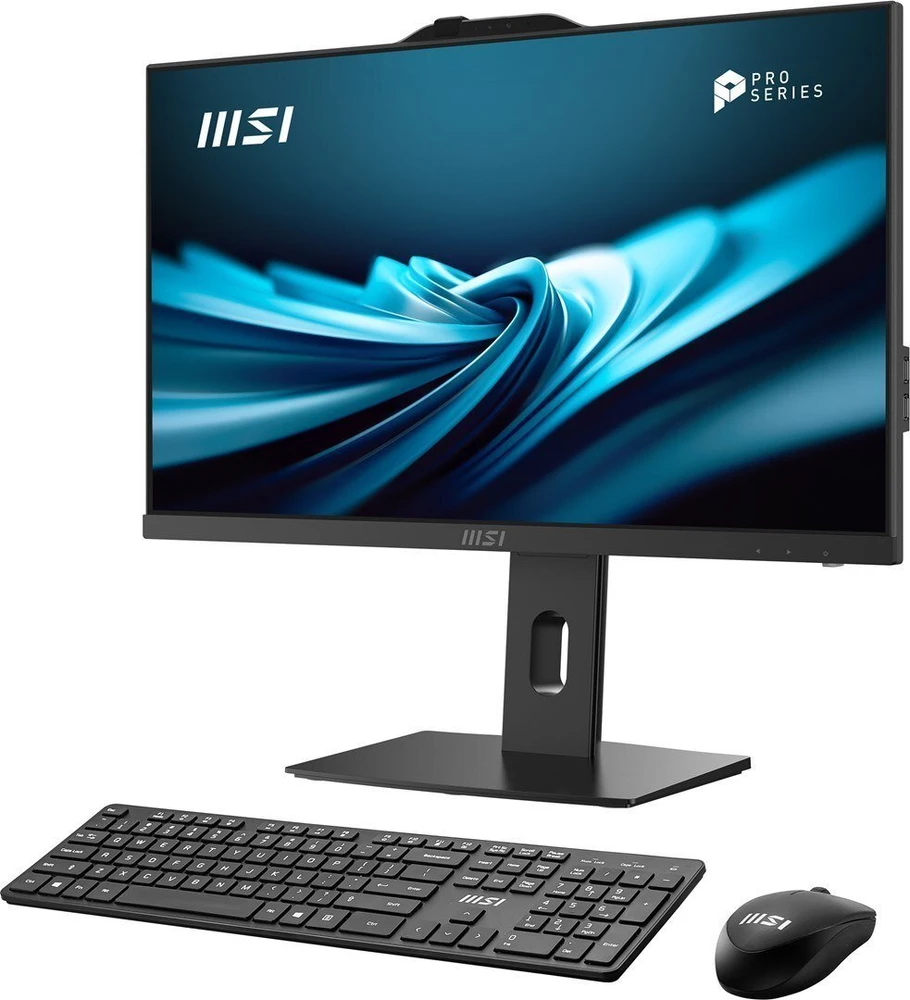 Stacionarus kompiuteris MSI Pro AP242P 14M-813EU Intel® Core™ i7 i7-14700 60.5 cm (23.8") 1920 x 1080 pikselių All-in-One PC 16 GB DDR5-SDRAM 1 TB SSD NoOS Wi-Fi 6E (802.11ax) Juodas