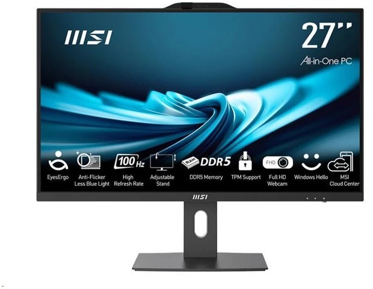 Stacionarus kompiuteris Kompiuteris MSI PRO AP272P 14M-1085XEU Core i3-14100, 16GB, 512GB SSD, Juodas