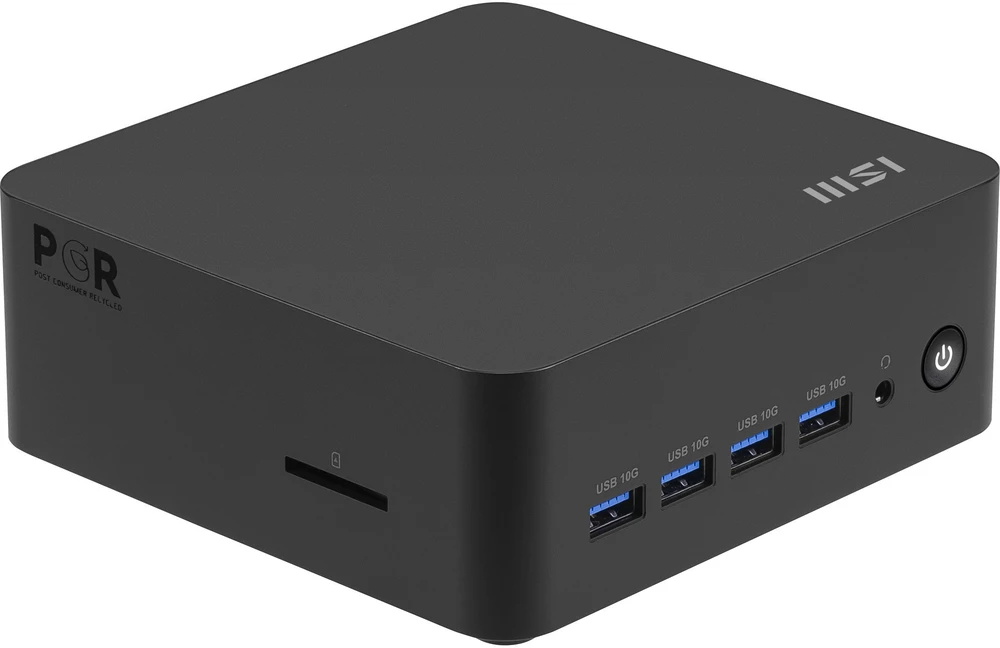 Komputer MSI MSI PC Cubi Z AI 8M-008BEU, R5 8645HS, N/A, N/A SSD, N/A, No OS, Juodas