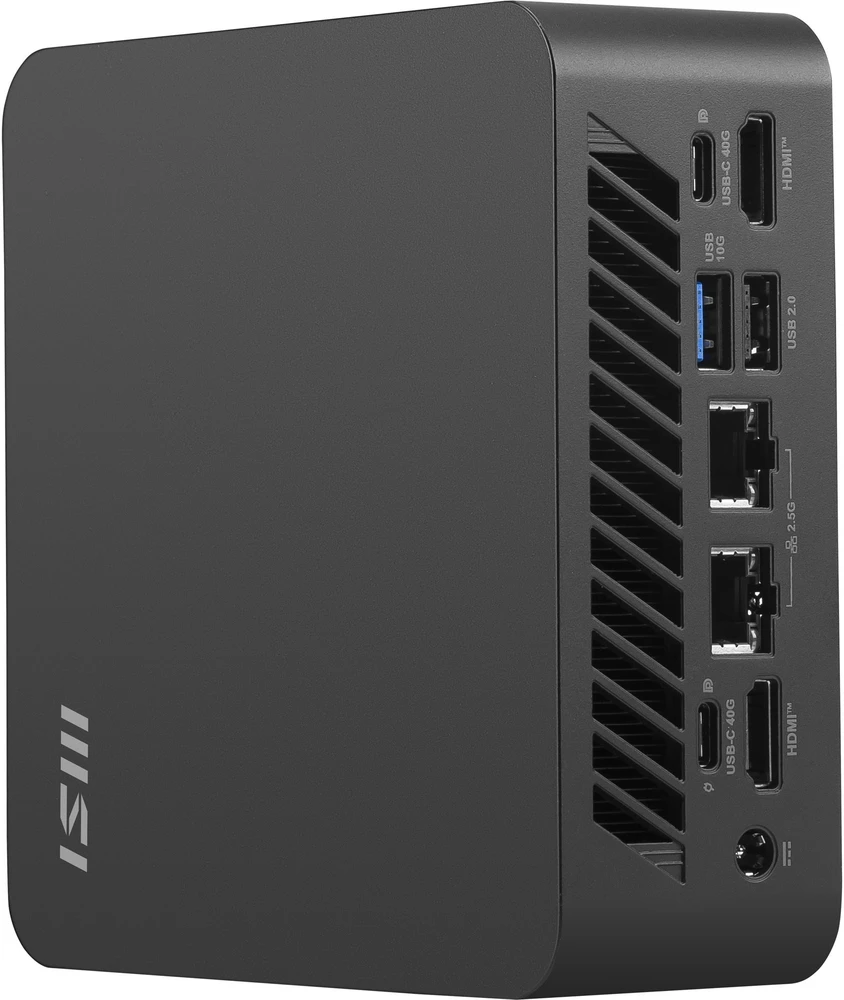 Komputer MSI MSI PC Cubi Z AI 8M-008BEU, R5 8645HS, N/A, N/A SSD, N/A, No OS, Juodas