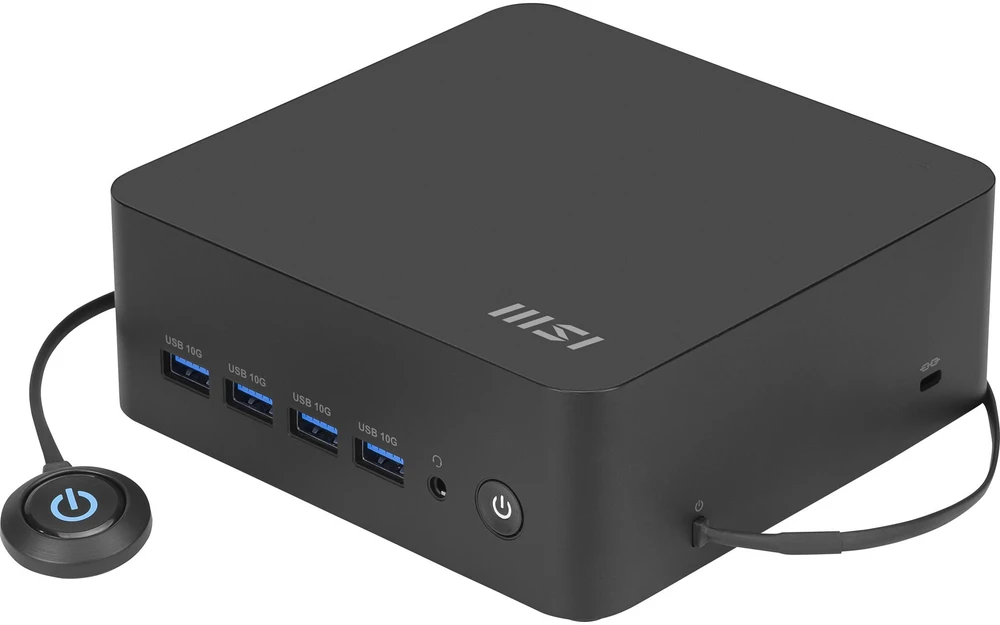 Komputer MSI MSI PC Cubi Z AI 8M-008BEU, R5 8645HS, N/A, N/A SSD, N/A, No OS, Juodas