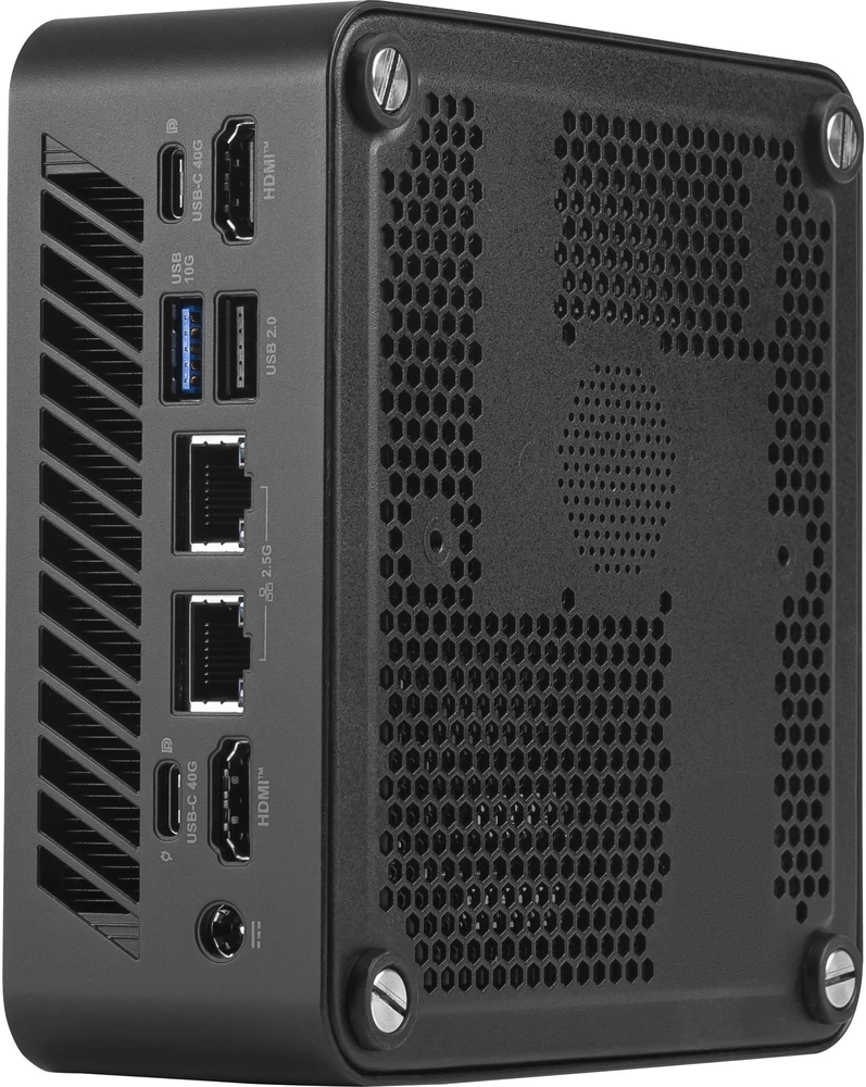 Komputer MSI MSI PC Cubi Z AI 8M-008BEU, R5 8645HS, N/A, N/A SSD, N/A, No OS, Juodas