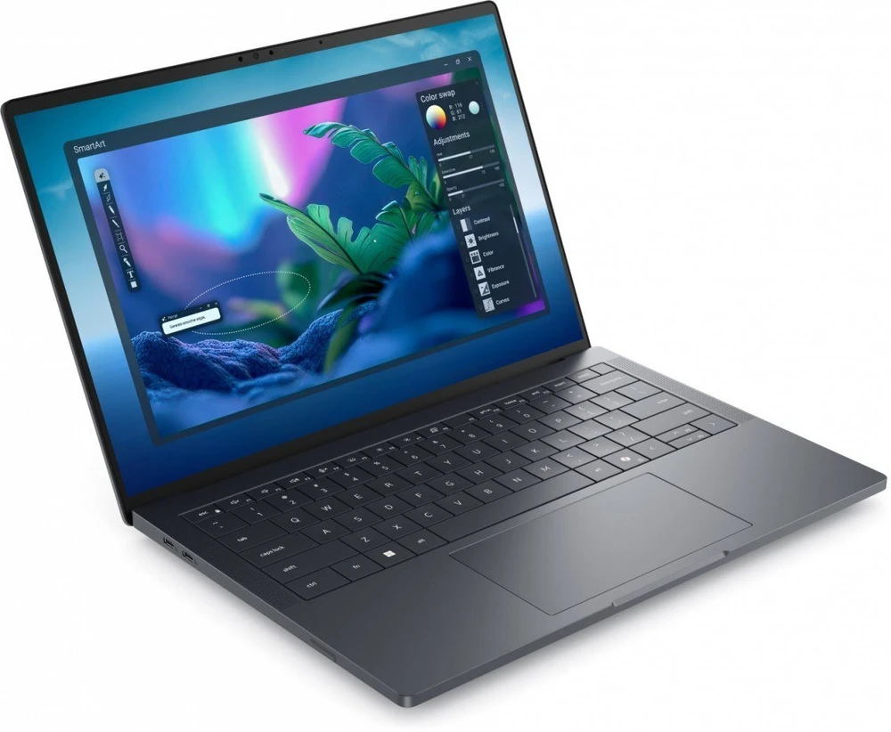 Stacionarus kompiuteris „Dell Pro Max 14 Premium“ darbo stotis MA14250 „Win11Pro“ U7-265H 32GB 1TB RTX Pro 2000 FGRPR kamera ir mikrofonas WLAN+BT 14.0 FHD+ apšvietimu KB 4 celės 130W 3YPS