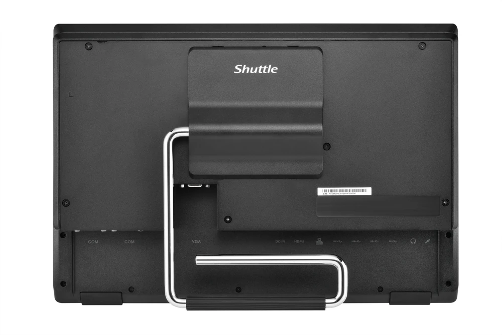 Kompiuteris Shuttle All-in-One P55U Celeron 7305 15.6" Jutiklinis WLAN HDMI 2x COM prievadas 90 W Juodas
