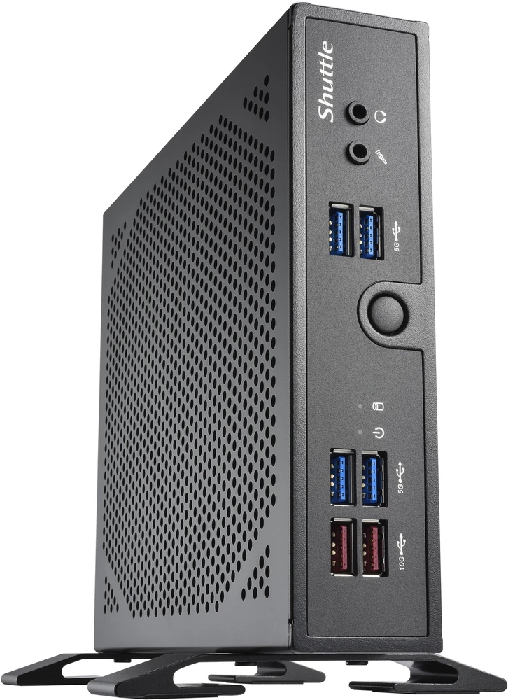 Komputer Shuttle Barebone XPC slim DS50U5 Intel Core i5-1335U 8GB 2xM.2 1xSATA 1xHDMI 1xDP 1xVGA Juodas (DS50U5_BUNDLE_8GB)
