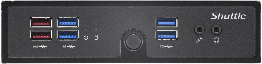 Komputer Shuttle Barebone XPC slim DS50U5 Intel Core i5-1335U 8GB 2xM.2 1xSATA 1xHDMI 1xDP 1xVGA Juodas (DS50U5_BUNDLE_8GB)
