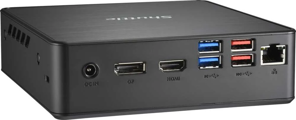 Shuttle NC40U5 Barebone 0.84L dydžio asmeninis kompiuteris, juodas, i5-1235U, Intel SoC