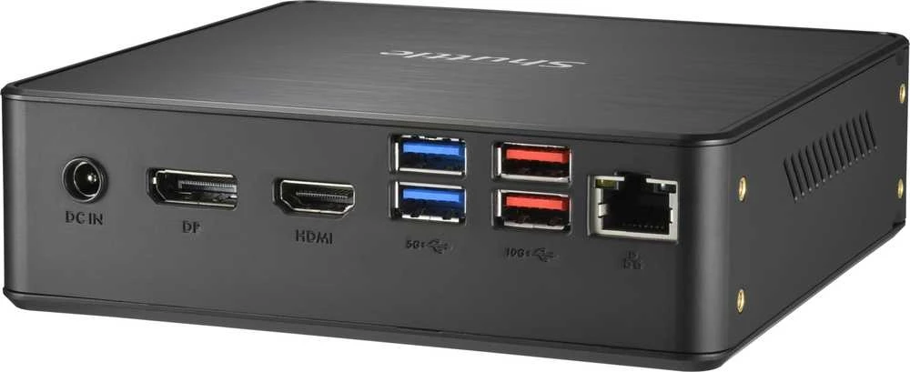 Shuttle NC40U5 Barebone 0.84L dydžio asmeninis kompiuteris, juodas, i5-1235U, Intel SoC