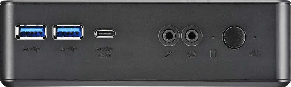 Shuttle NC40U5 Barebone 0.84L dydžio asmeninis kompiuteris, juodas, i5-1235U, Intel SoC