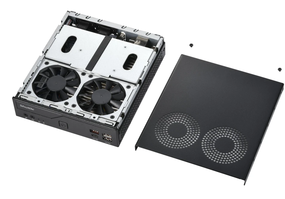 Shuttle DB860 asmeninio kompiuterio / darbo stoties platforma 1,35L dydžio kompiuteris Juoda Intel B860 LGA 1851 (Socket V1)