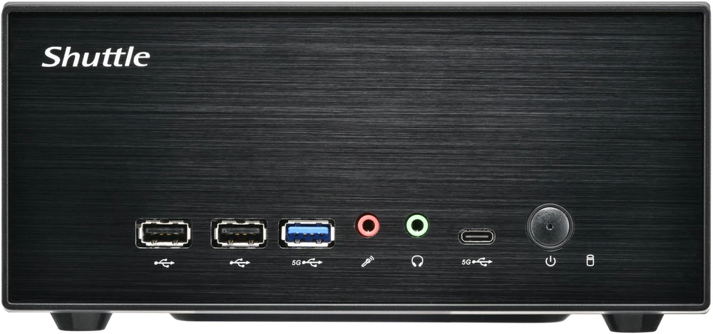 Kompiuteris Shuttle SHUTTLE Barebone XPC slim XB860G2 LGA1851 2xSODIMM DDR4 3xM.2 2xSATA