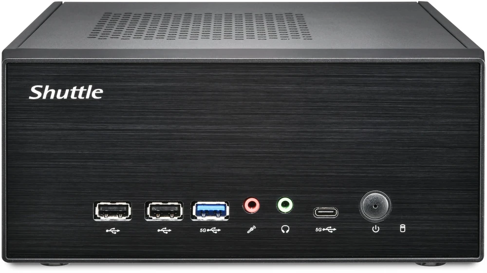 Kompiuteris Shuttle SHUTTLE Barebone XPC slim XB860G2 LGA1851 2xSODIMM DDR4 3xM.2 2xSATA