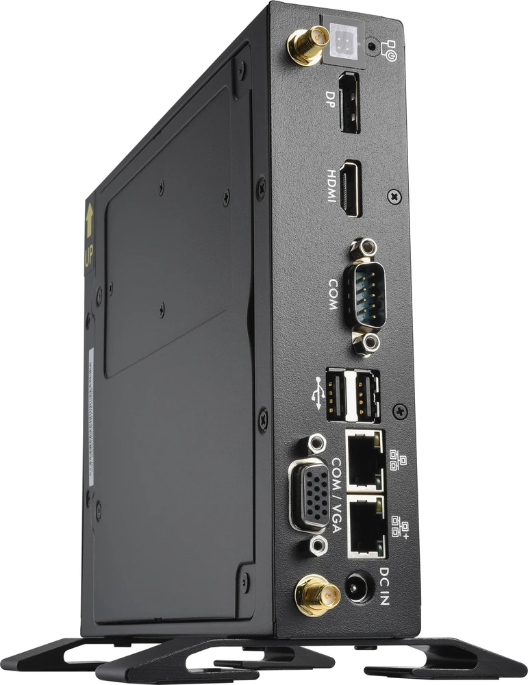 Shuttle Barebone XPC slim DS50U Intel Celeron 7305 2xSODIMM DDR5 2xM.2 1xSATA 1xHDMI 1xDP 1xVGA Juodas