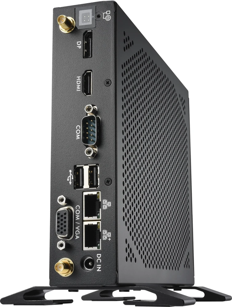 Shuttle Barebone XPC slim DS50U Intel Celeron 7305 2xSODIMM DDR5 2xM.2 1xSATA 1xHDMI 1xDP 1xVGA Juodas