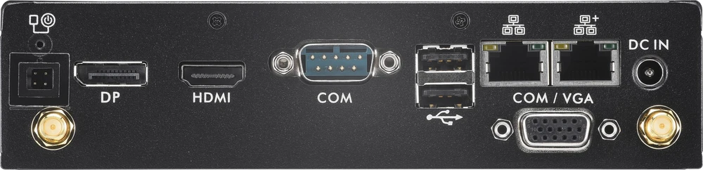 Shuttle Barebone XPC slim DS50U Intel Celeron 7305 2xSODIMM DDR5 2xM.2 1xSATA 1xHDMI 1xDP 1xVGA Juodas
