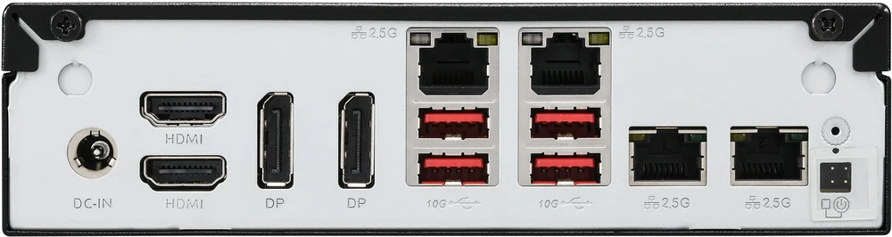 Komputer Shuttle Slim AI PC DN11H7 Wielkość PC 1.35L Juodas 155H Intel SoC