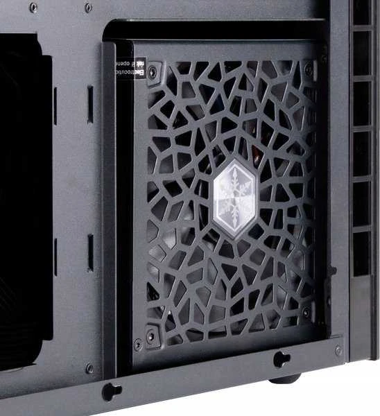 SilverStone SST-SG17B Micro-ATX Mini ITX case - juodas
