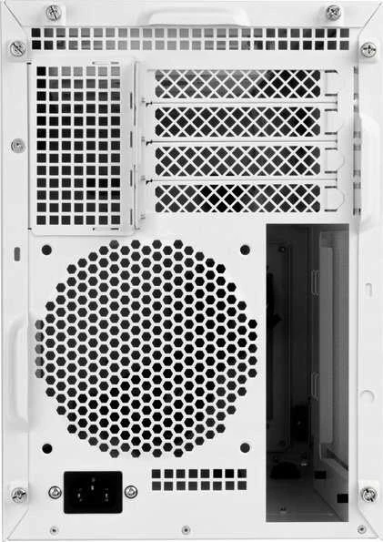 SilverStone SST-SG17W Micro-ATX Mini ITX case - baltas