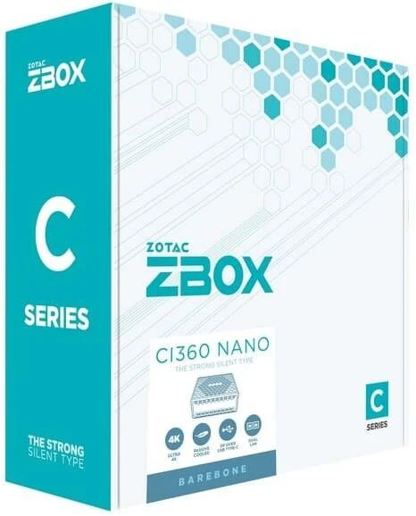 Komputer Zotac ZBOX CI360 NANO BareBone N150 DDR5 2xM.2 (ZBOX-CI360NANO-BE)