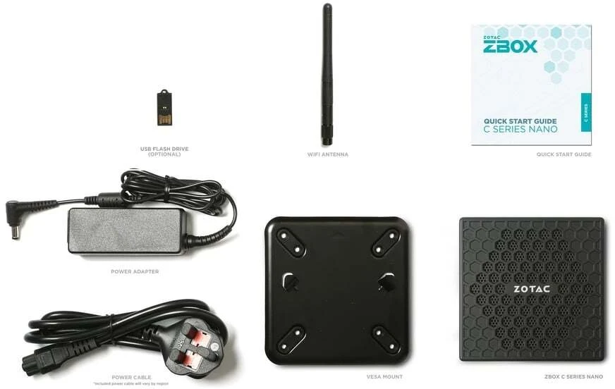 Komputer Zotac ZBOX CI360 NANO BareBone N150 DDR5 2xM.2 (ZBOX-CI360NANO-BE)