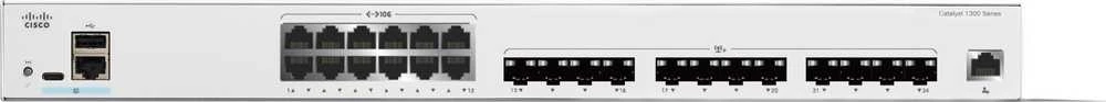 Šakotuvas Cisco CATALYST 1300 12-PORT 10GE - 12-PORT SFP+