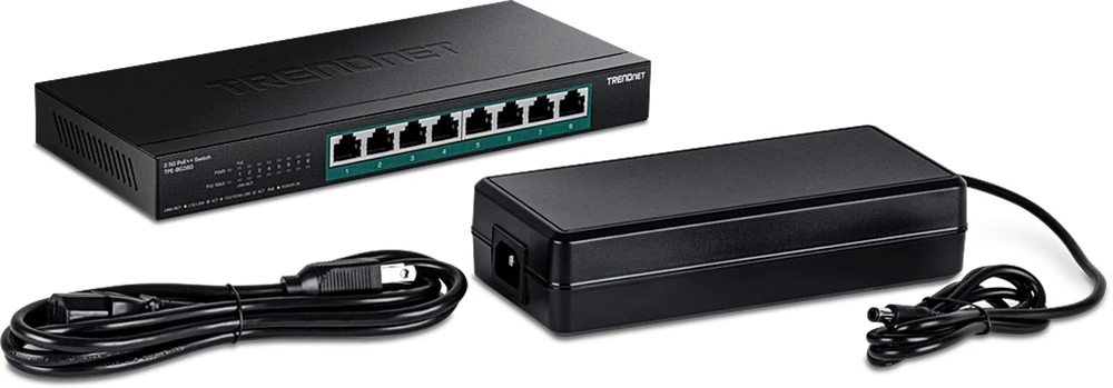 Šakotuvas Komutatorius TRENDnet TRENDnet 8 prievadų 2.5G PoE++ komutatorius