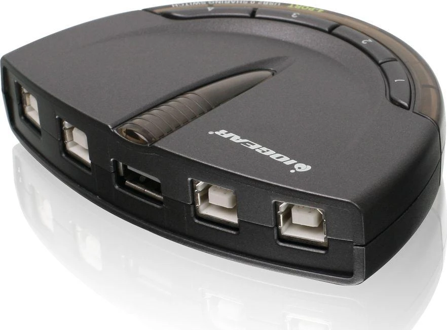 HUB USB IOGear 4x USB-B + 2,0 (GUB431)