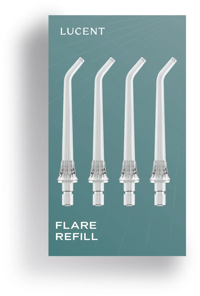 Końcówka Be Lucent Flare Nozzles - wymienne antgaliai do irygatora Flare (4 vnt.)