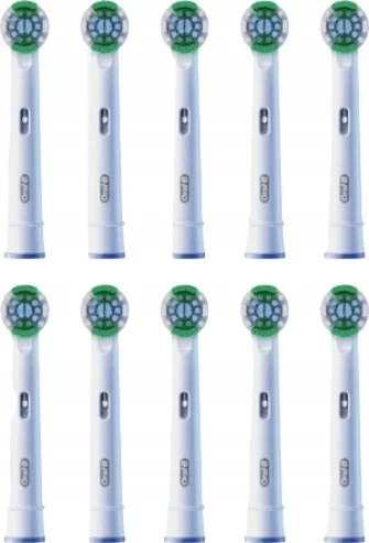 Dantų šepetėlių galvutės Braun Oral-B Pro Precision Clean, 10 vnt. pakuotė (be defektų išorinė pakuotė)