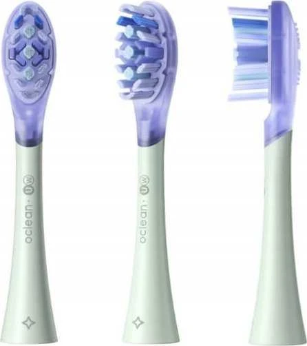 Oclean Ultra Baltas Šepetėlio galvutė 2-PK UW01 G02 Žalias
